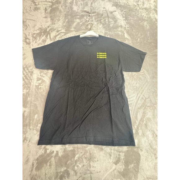 Vans Other - Vans Mens Black Classic Fit T Shirt Large Triple Logo Graphic Tee